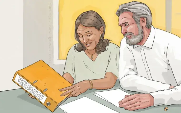 Partner prüfen den Versorgungsausgleich